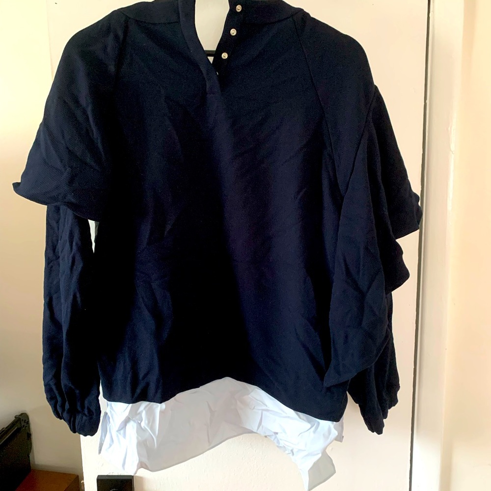 Two layer special cut top